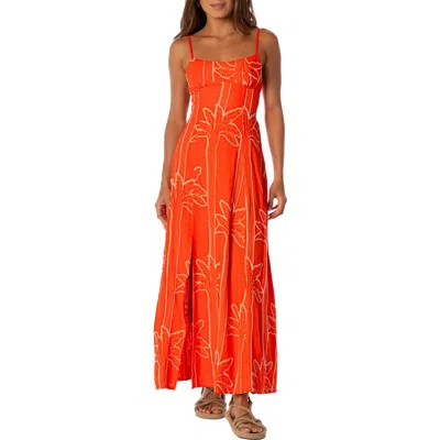 Maaji Palm Plantation Lupine Cover-up Dress In Multi