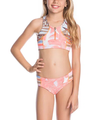 Maaji Kids'  Papaya Playa 2pc Set In Multi