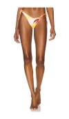 Maaji Paradiso Waves Splenium Bikini Bottom In Pink
