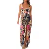 Maaji Patchwork Rose Evangeline Maxi Sundress In Multi