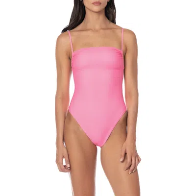 Maaji Pink Brittany One-piece Swimsuit In Yellow