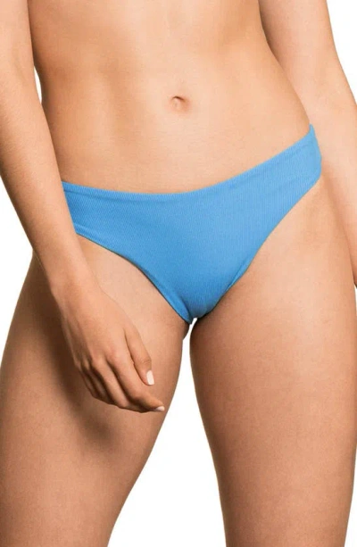 Maaji Pool Blue Sublimity Reversible Cheeky Bikini Bottoms