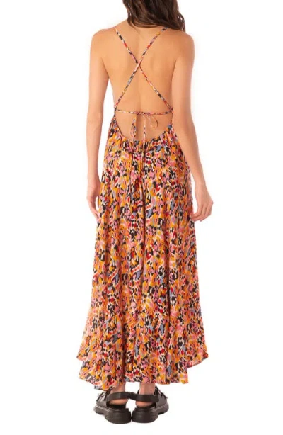 Maaji Prism Cat Mathilda Cover-up Sundress In Open Orange