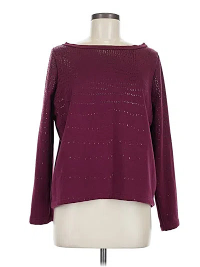 Pre-owned Maaji Pullover Sweater In Burgundy