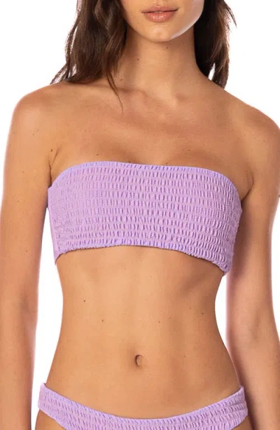Maaji Purple Lavender Artemis Multifit Reversible Bikini Top
