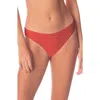 Maaji Red Camelia Sublimity Reversible Bikini Bottoms In Red