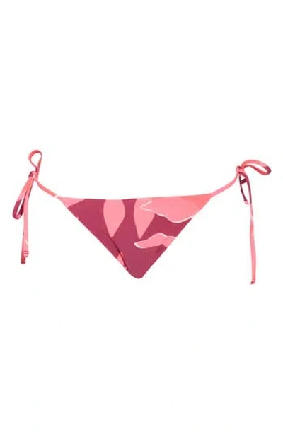 Maaji Red Foliage Sunning Reversible Bikini Bottoms