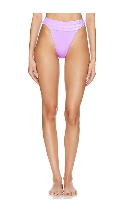 Maaji Reversible Sienna Bikini Bottom In Pruple