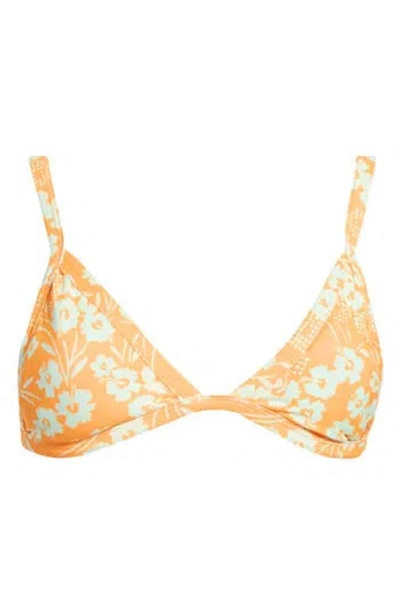Maaji Rewind Scoop Neck Swim Top In Gold