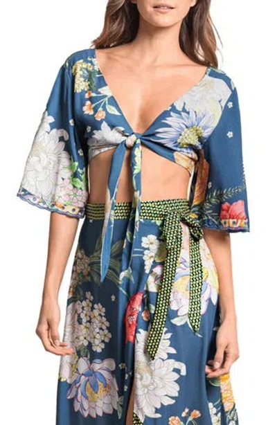Maaji Romántica Emmie Cover-up Top In Blue