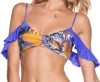 Maaji Ruffle Bralette Bikini Top In Maa Arawaks Rocks In Multi