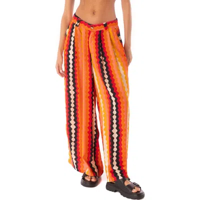 Maaji Sabine Cover-up Pants In Open Orange