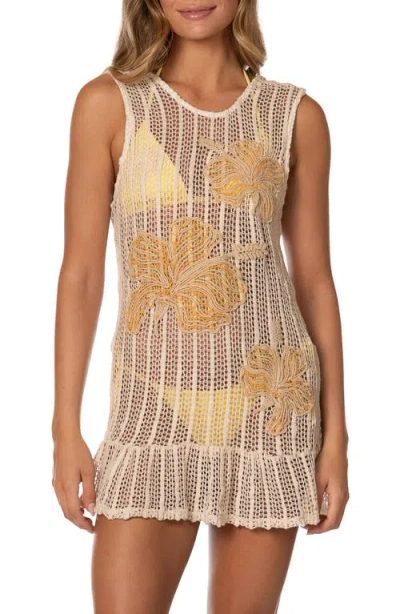 Maaji Sand Dune Grotta Cover-up Minidress In White