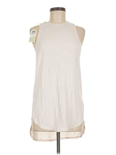 Pre-owned Maaji Sleeveless Top White Halter Neckline Tops