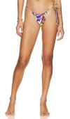 Maaji Splashy Reversible Bikini Bottom In Multicolor