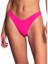 Maaji Splendor Bikini Bottom In Dragon Fruit In Pink