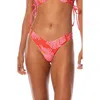 Maaji Splendor Water Blossom Reversible Bikini Bottoms In Pink