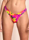 Maaji Splendour Bikini Bottom In Crayonflower In Multi