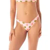 Maaji Splendour High Cut Reversible Bikini Bottoms In Multi