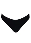 Maaji Sublimity Regular Rise Classic Bikini Bottom Womens Black Buu1119 In Black