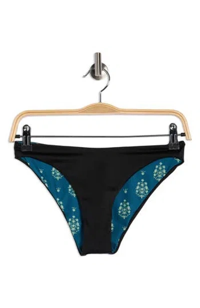 Maaji Sublimity Reversible Bikini Bottoms In Black