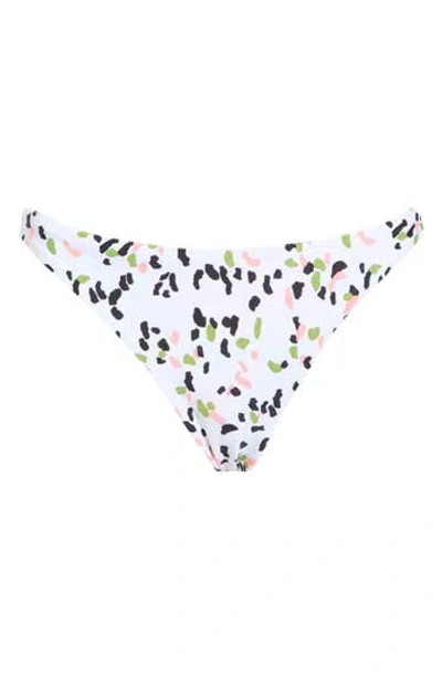Maaji Sublimity Reversible Bikini Bottoms In White