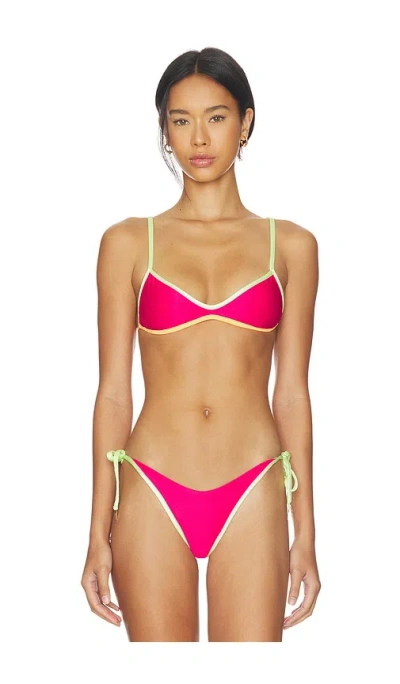Maaji Sundazed Bari Bikini Top In Pink