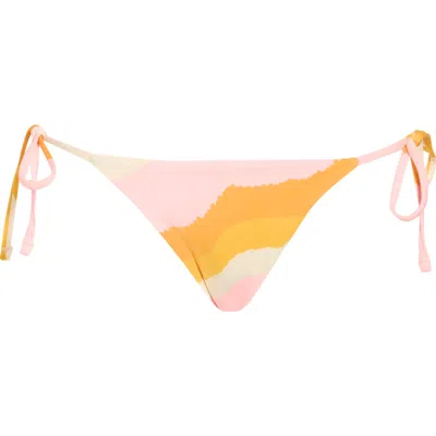 Maaji Sunning Reversible Cheeky Bikini Bottoms In Pink