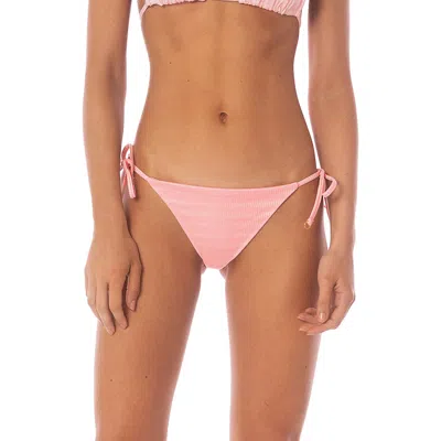 Maaji Sunning Reversible Cheeky Bikini Bottoms In Pink
