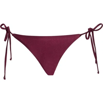 Maaji Sunning Side Tie Bikini Bottoms In Pink