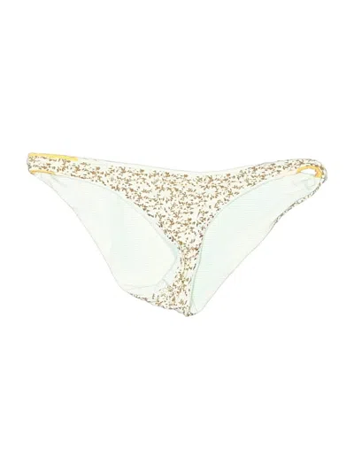 Pre-owned Maaji Swimsuit Bottoms In Ivory