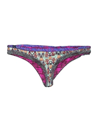 Pre-owned Maaji Swimsuit Bottoms In Purple