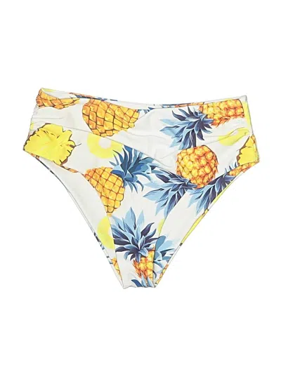 Pre-owned Maaji Swimsuit Bottoms In Yellow