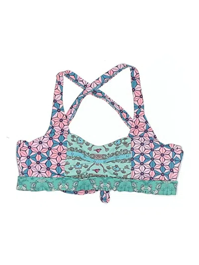 Pre-owned Maaji Swimsuit Top Blue Paisley Pattern Swimwear