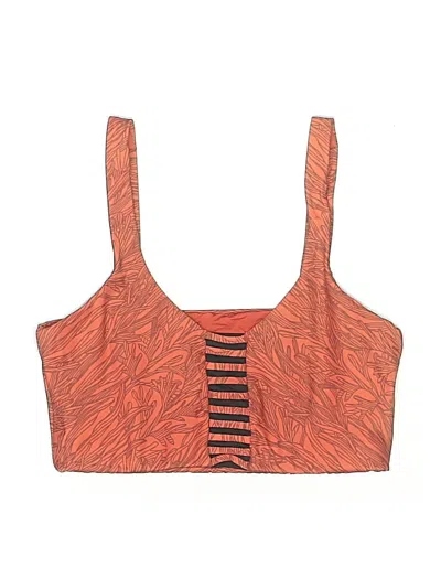 Pre-owned Maaji Swimsuit Top Orange Swimwear