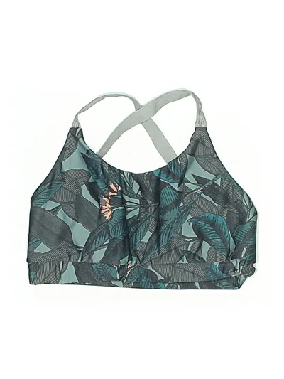 Pre-owned Maaji Swimsuit Top Teal Swimwear In Blue