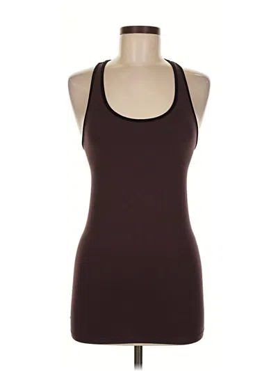 Pre-owned Maaji Tank Top Brown Halter Neckline Tops