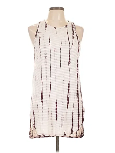 Pre-owned Maaji Tank Top White Halter Neckline Tops