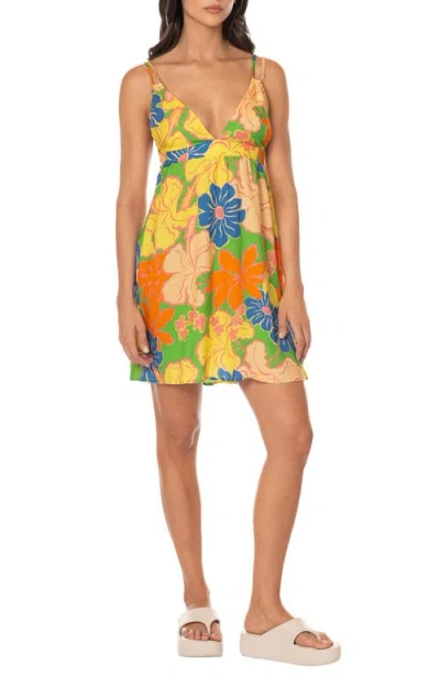 Maaji Tropic Lei Potential Cover-up Sundress In Multi