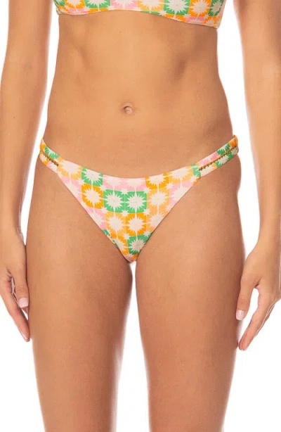 Maaji Tropical Tiles Quinn Bikini Bottoms In Multi