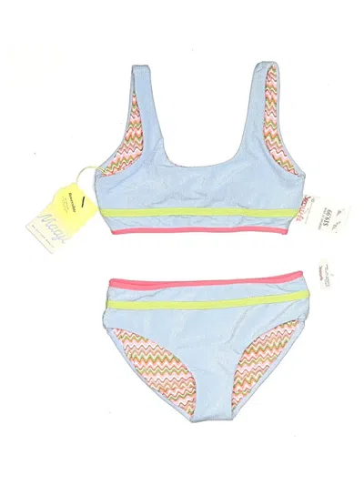 Pre-owned Maaji Two Piece Swimsuit In Blue