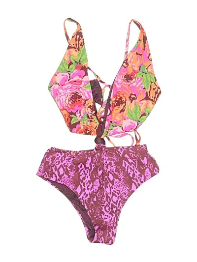 Pre-owned Maaji Two Piece Swimsuit In Pink