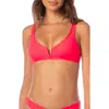 Maaji Victoria Reversible Bikini Top In Pink