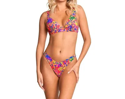 Maaji Women's Amazonas Brilliance High-leg Bikini Bottom In Multi