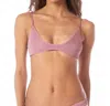 Maaji Women's Creta Bikini Top In Blush Shine In Purple