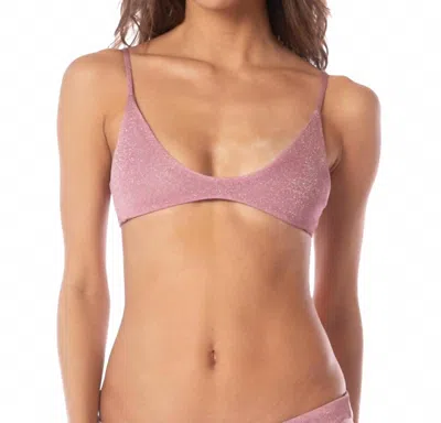 Maaji Women's Creta Bikini Top In Blush Shine In Purple