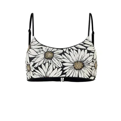 Maaji Women's Lanai Top In Black/flowers In Multi
