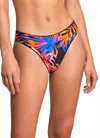Maaji Women's Sublimity Classic Bikini Bottom In Black In Multi