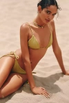 Maaji X Anthropologie Triangle Bikini Top In Green
