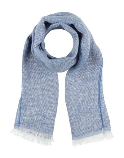 Ma.al.bi. 1847 Ma. Al. Bi. 1847 Woman Scarf Azure Size - Linen In Blue